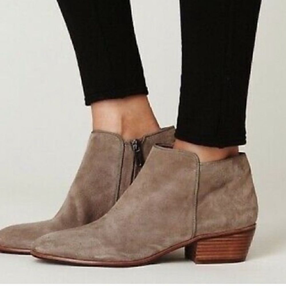 Sam Edelman Petty Chelsea Boot in Tan-Putty Suede size 8.5